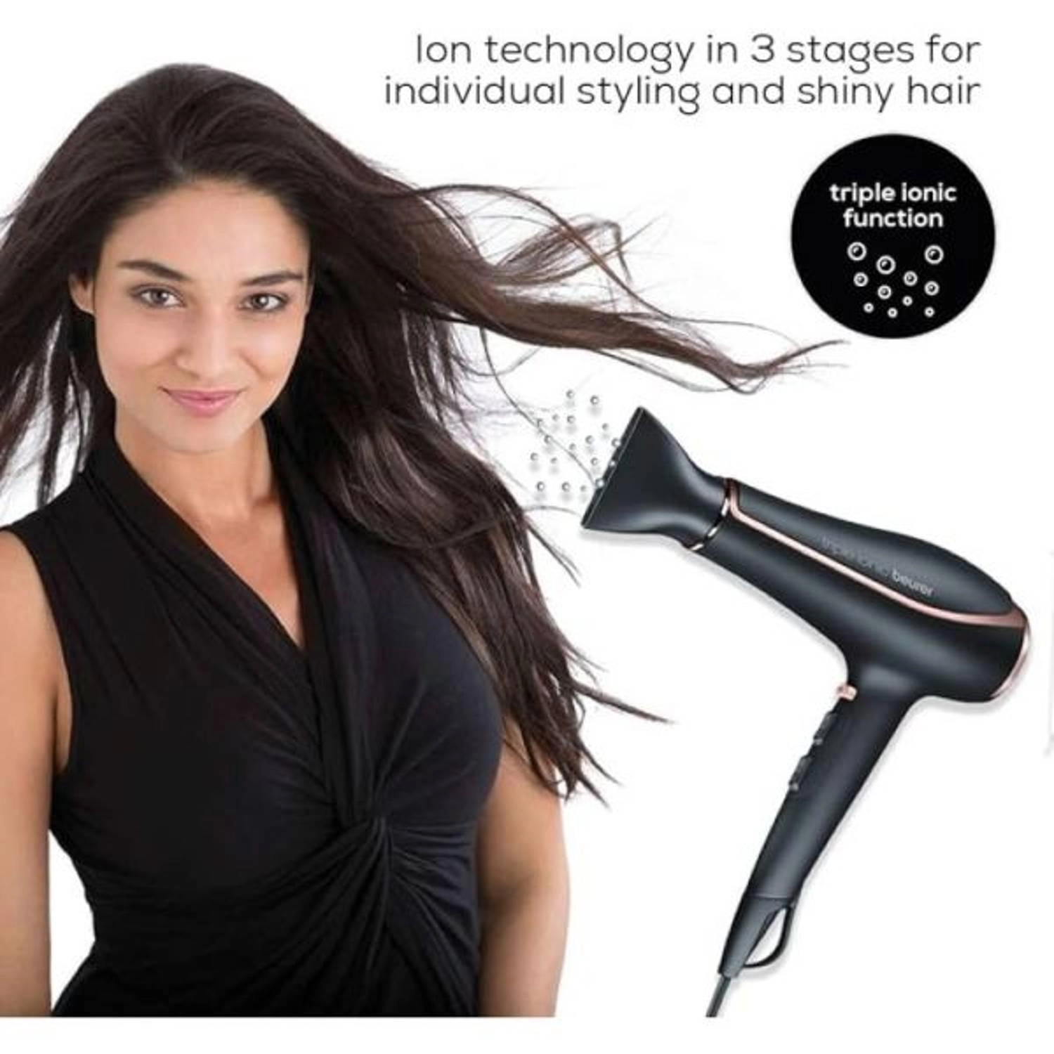 HC80 - 2200W Hair Dryer Black