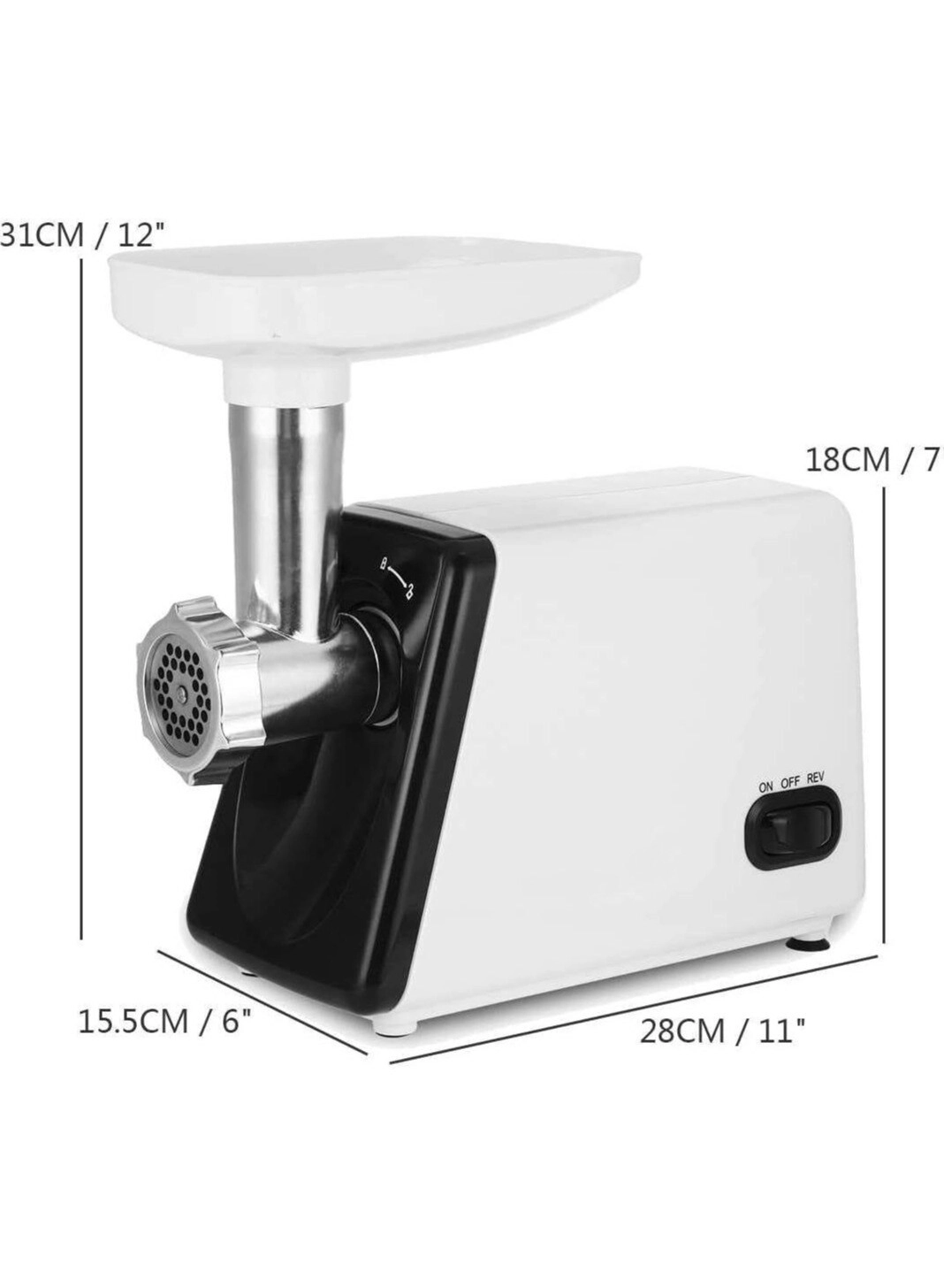 3 in 1 Multifunction Electric Meat Grinder - Heavy Duty Dual Safety