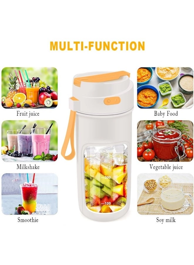 Personal Blender - Portable Cordless USB Rechargeable BPA-Free