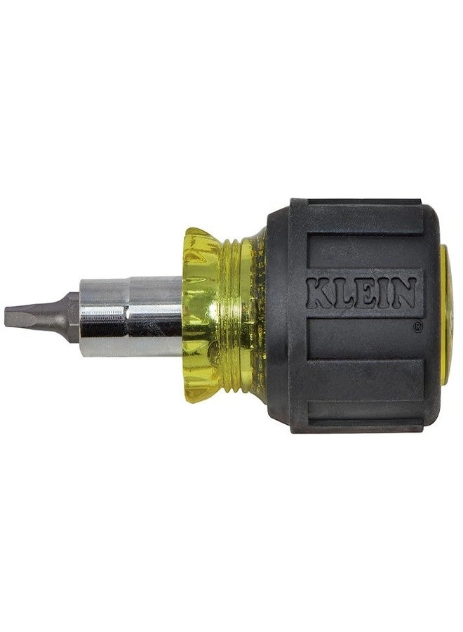 Klein Tools 32562 Stubby Multi-Bit Screwdriver 6-in-1