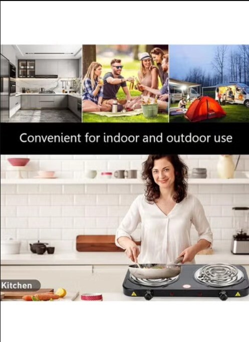 Double Hot Plate Electric hob