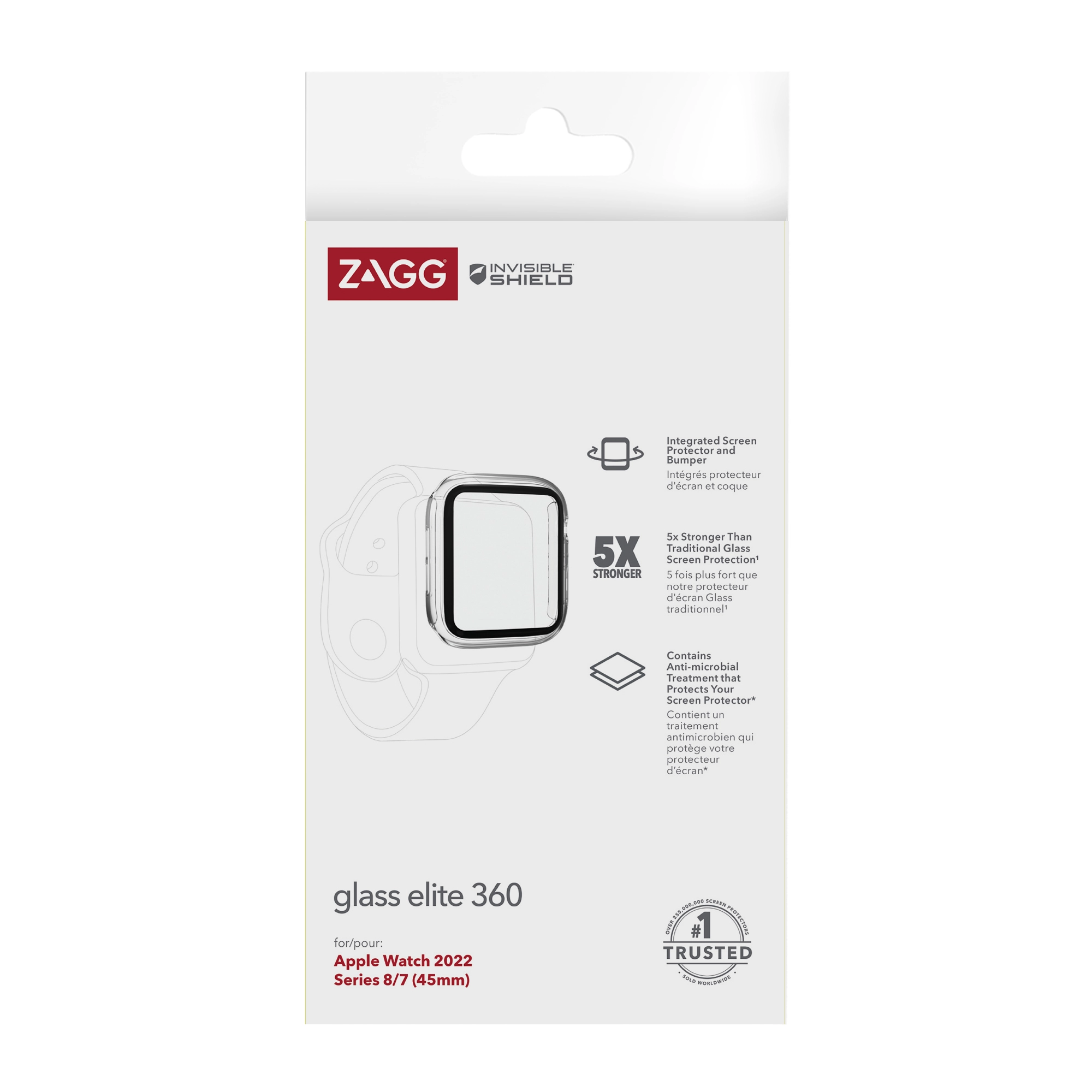 Glass Elite 360 Pro Case for Apple Watch Series 8/7 (45mm)