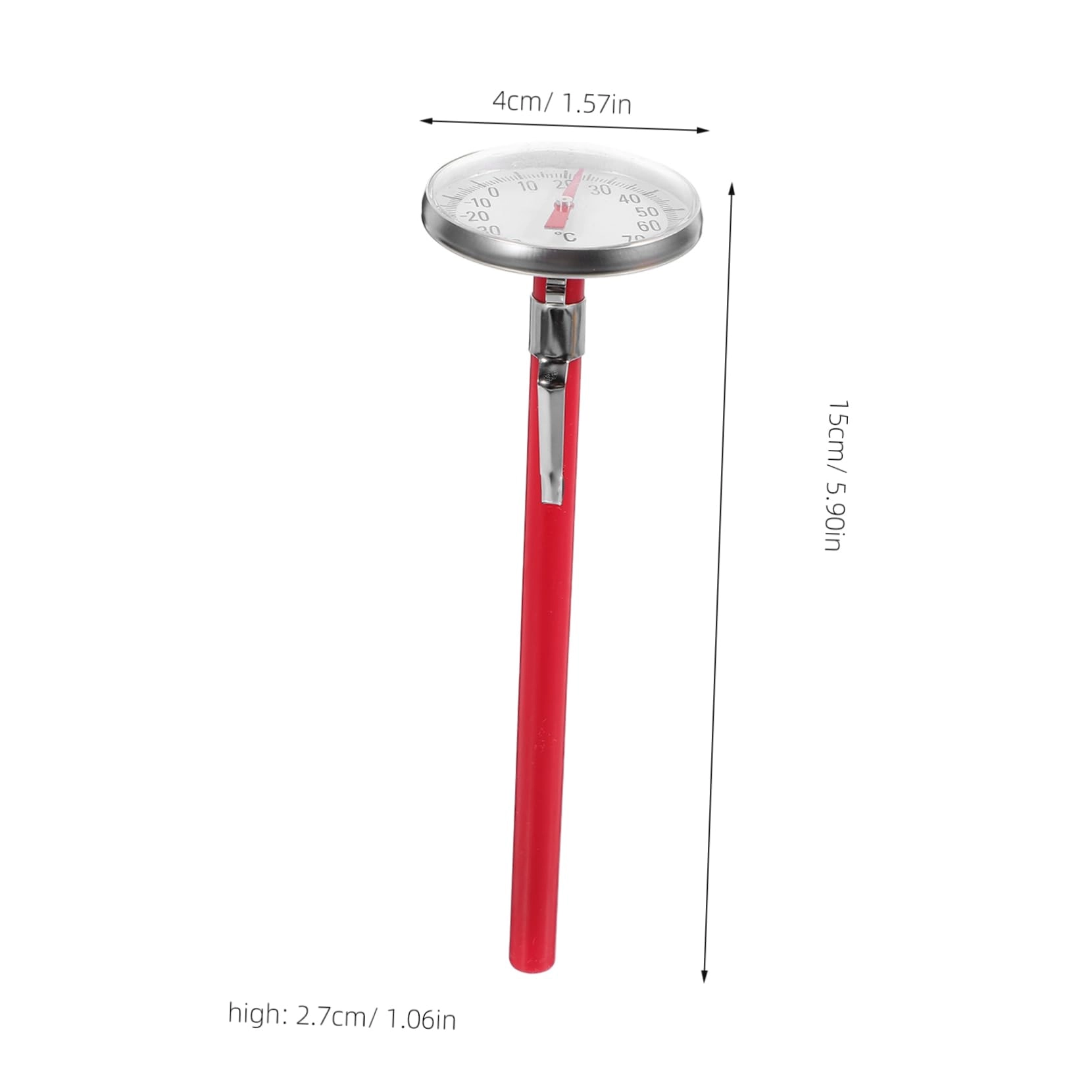 Car Thermometer - 2pc Mechanical Red