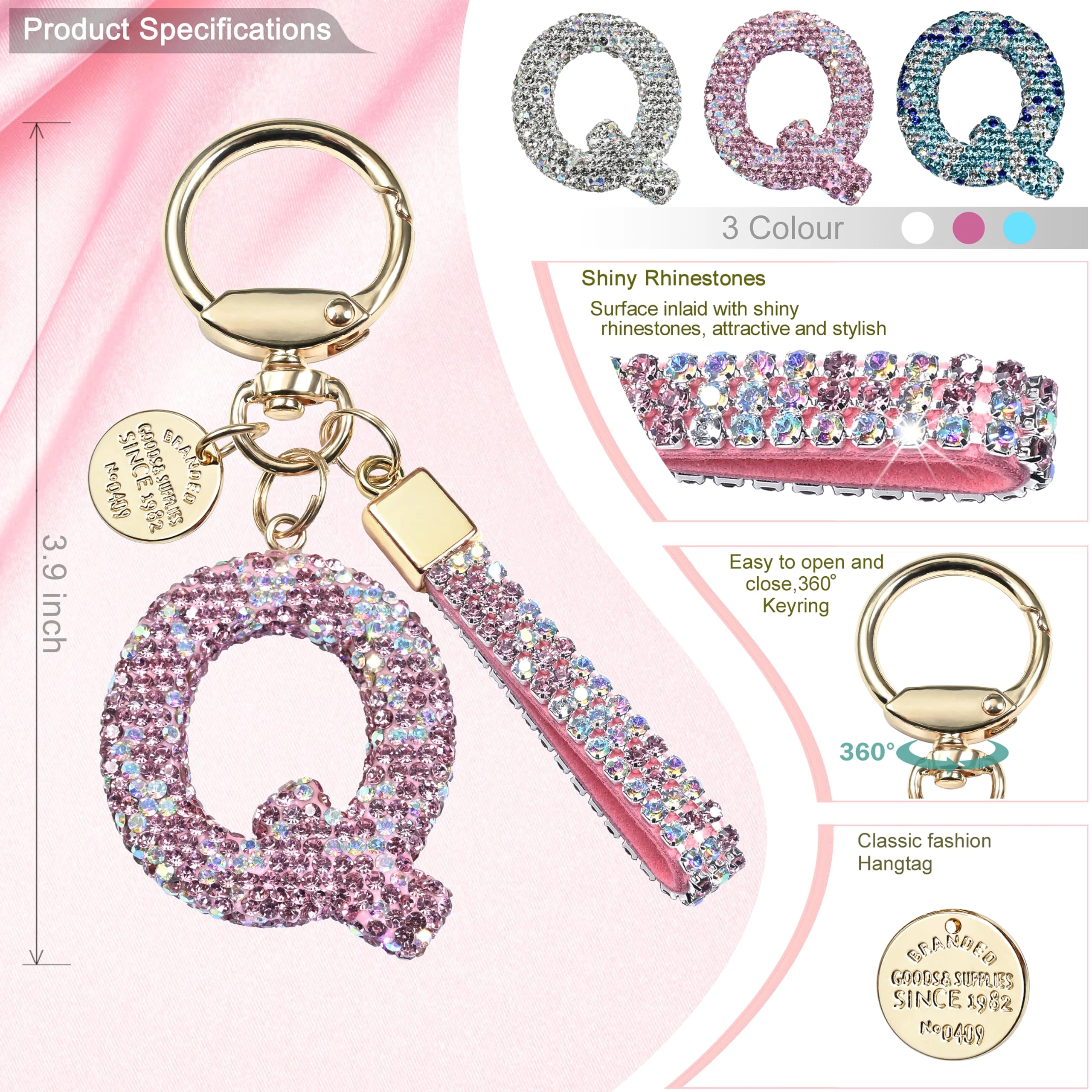 Initial Letter Keychain - Letter