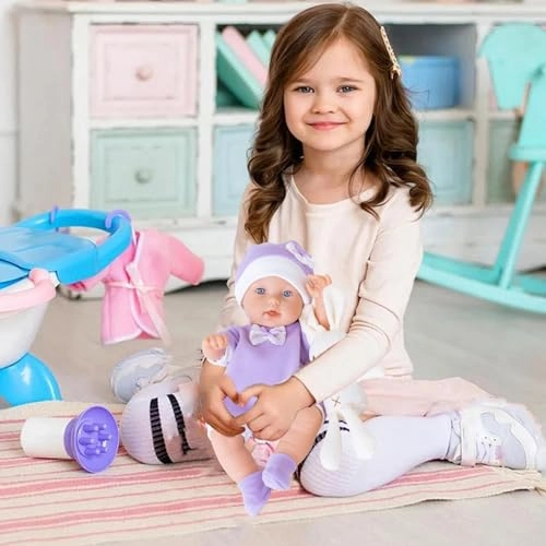 Reborn Baby Doll - 12 Inch Washable With Bunny Ages 12+