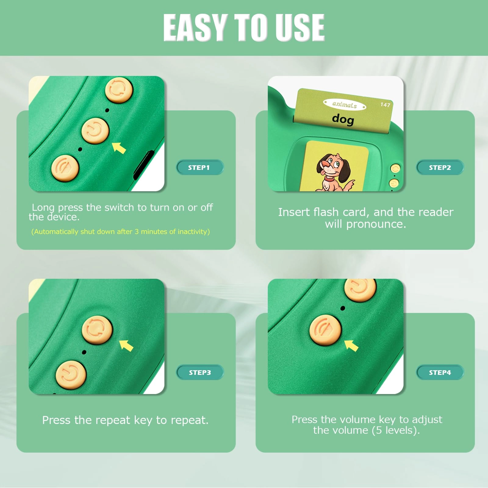 visator Flash Cards Language - 1-6 Years Old