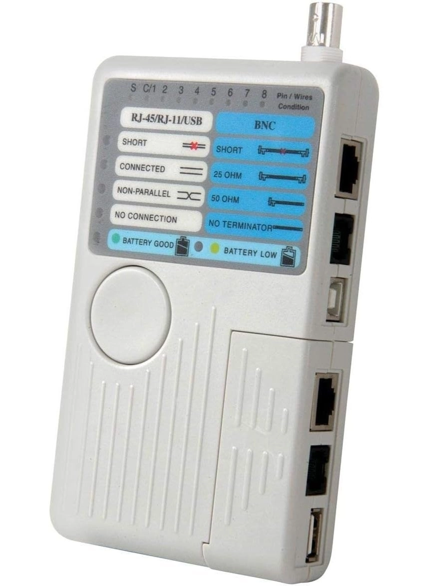 Lan Checker - RJ-45 RJ-11 BNC 1394 USB Local or remote test mode
