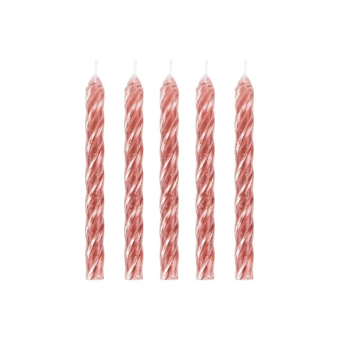 CREATIVE CONVERTING Spiral Candles - 24-Pieces