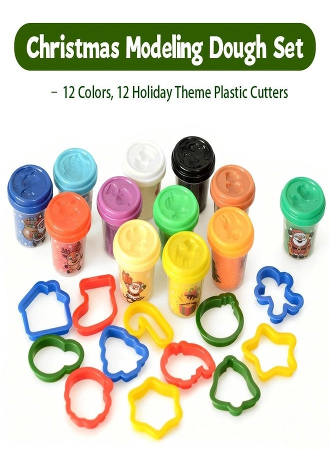 Christmas Modeling Dough Set - 2oz per Cup