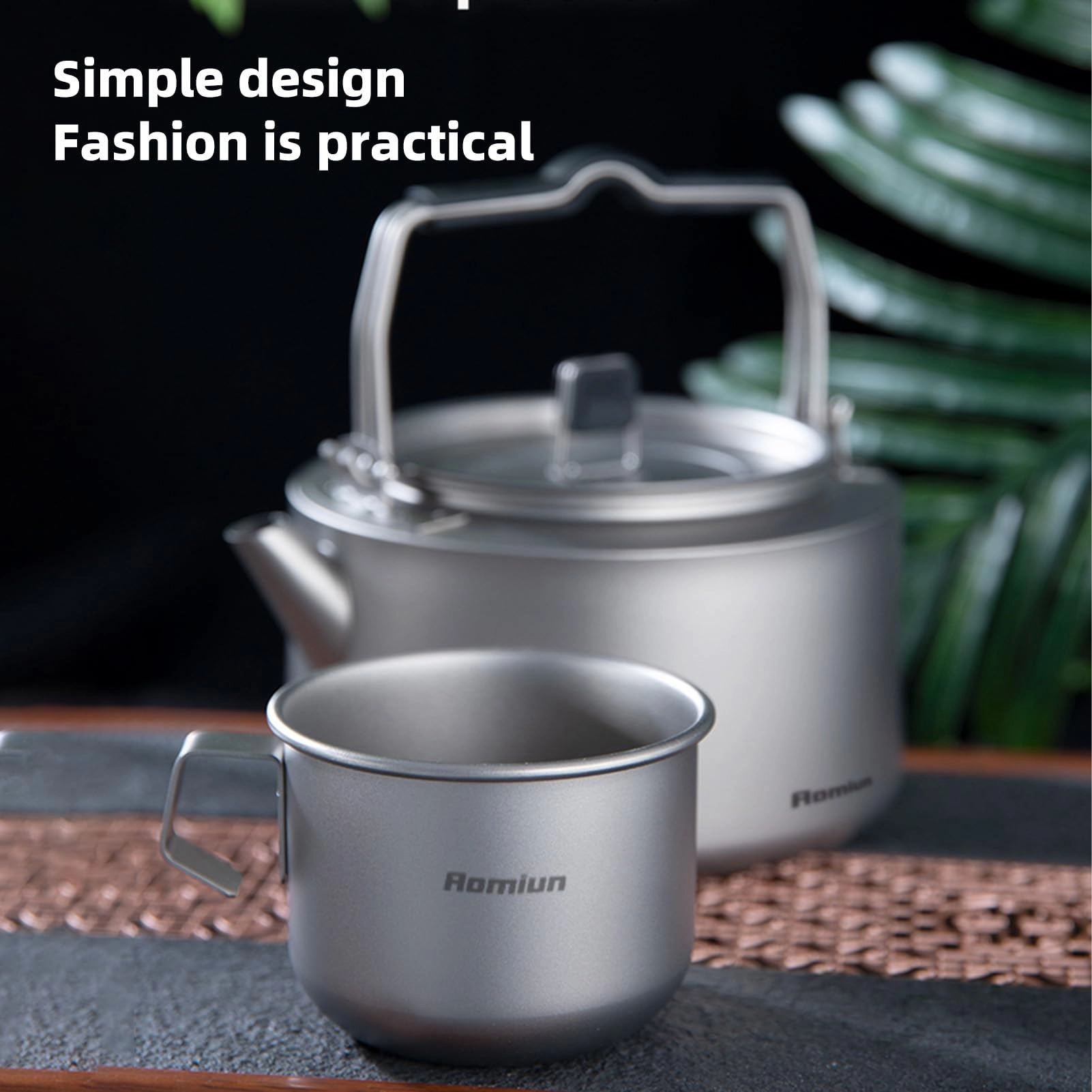 Titanium Kettle - 600ml 1L 1000ml 260ml