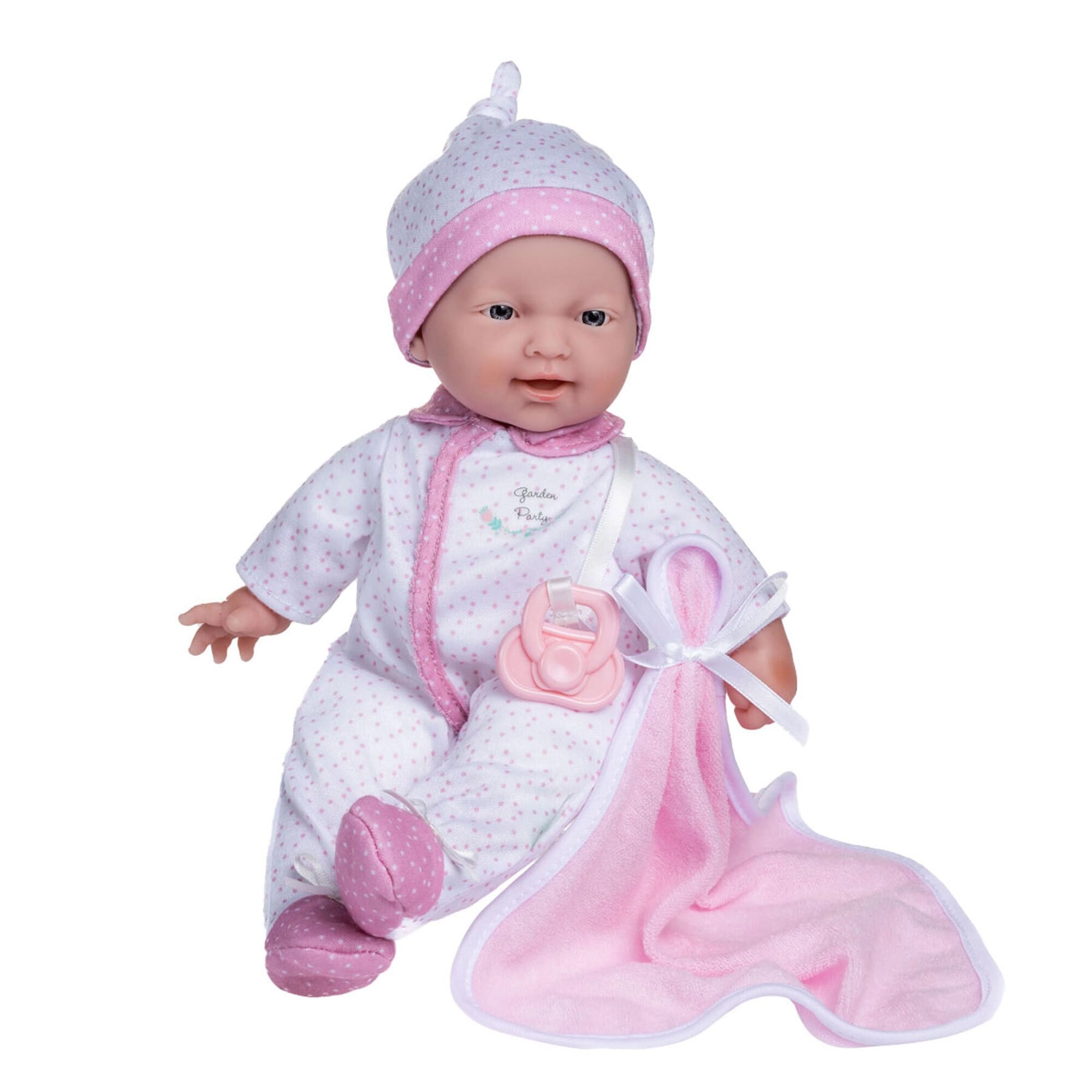 JC Toys La Baby Boutique - 11-Inch Soft Body with Blanket Ages 12 months+