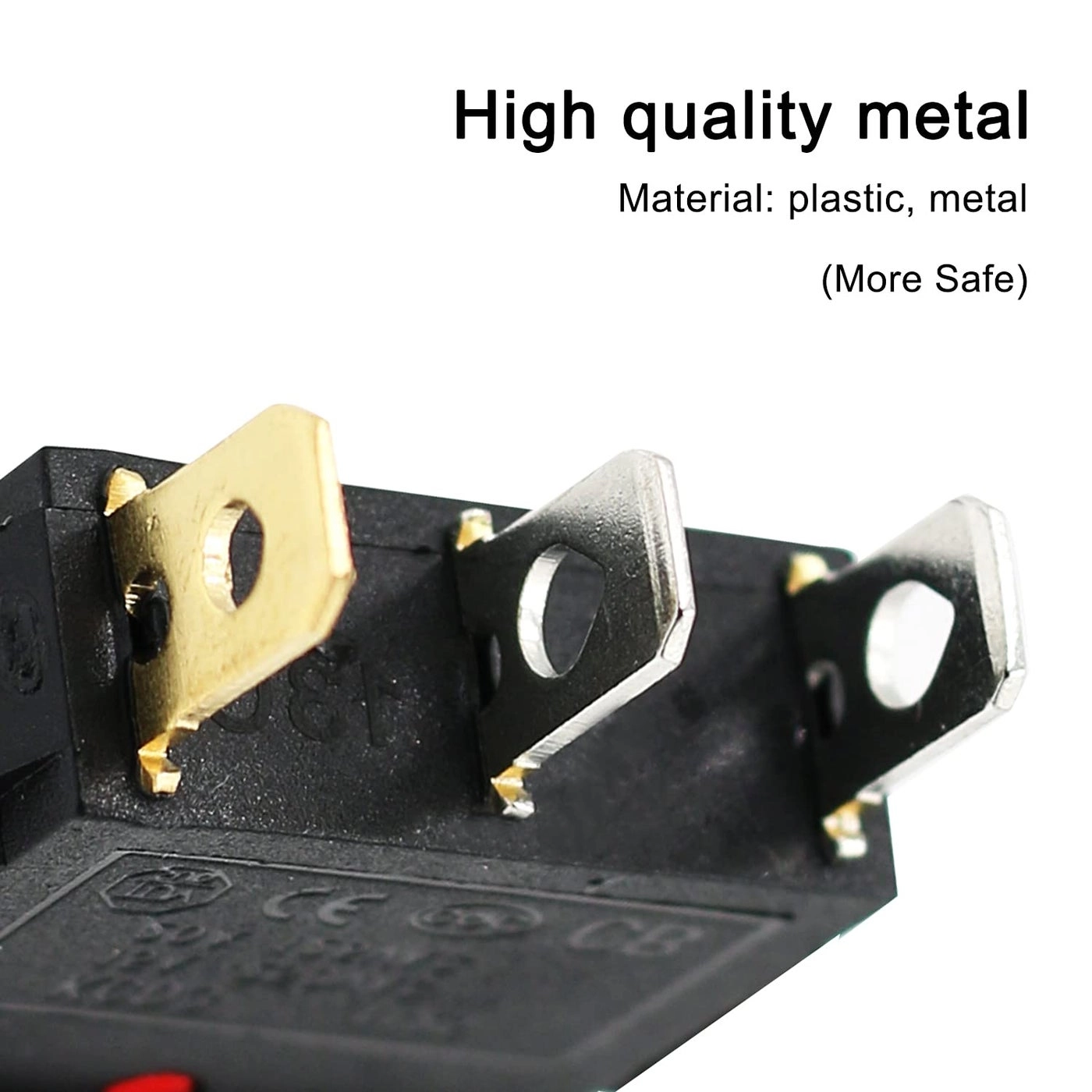 KCD3-101 - AC 250V 15A / AC 125V 20A 3 Pin ON-OFF (SPST) 5 pcs