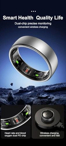Smart Ring - 2.2MM Heart Rate Blood Oxygen