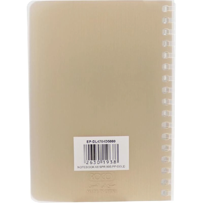 Notebook 19 X 26 cm Spiral - Grid 100 Sheets