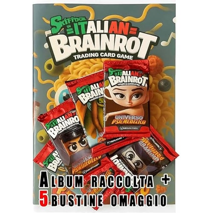 rayihni SKIFIDOL ITALIAN BRAINROT EXCLUSIVE ALBUM + SEALED BAGS - 5pcs 2024 COLLECTION