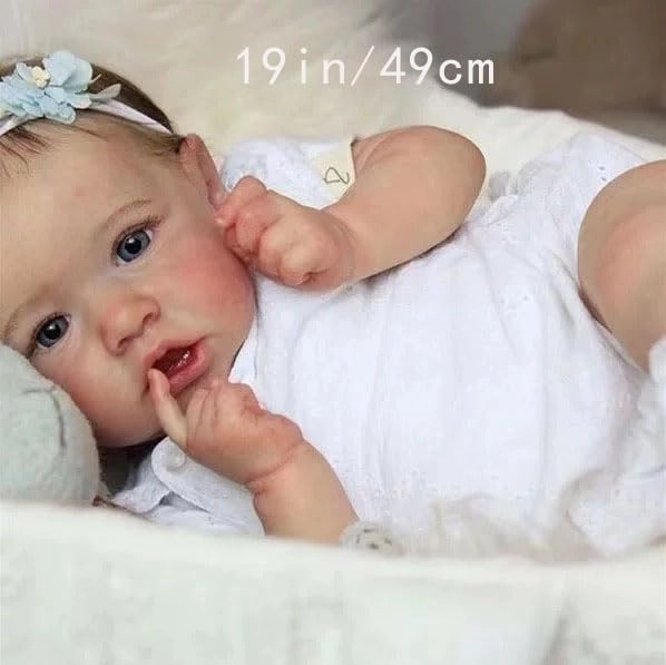 Reborn Baby Doll - 49 cm Silicone Newborn Girl