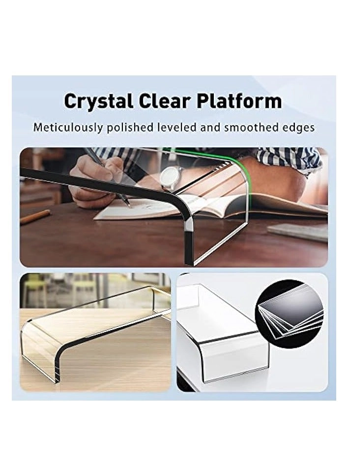 Monitor Stand - Acrylic Clear