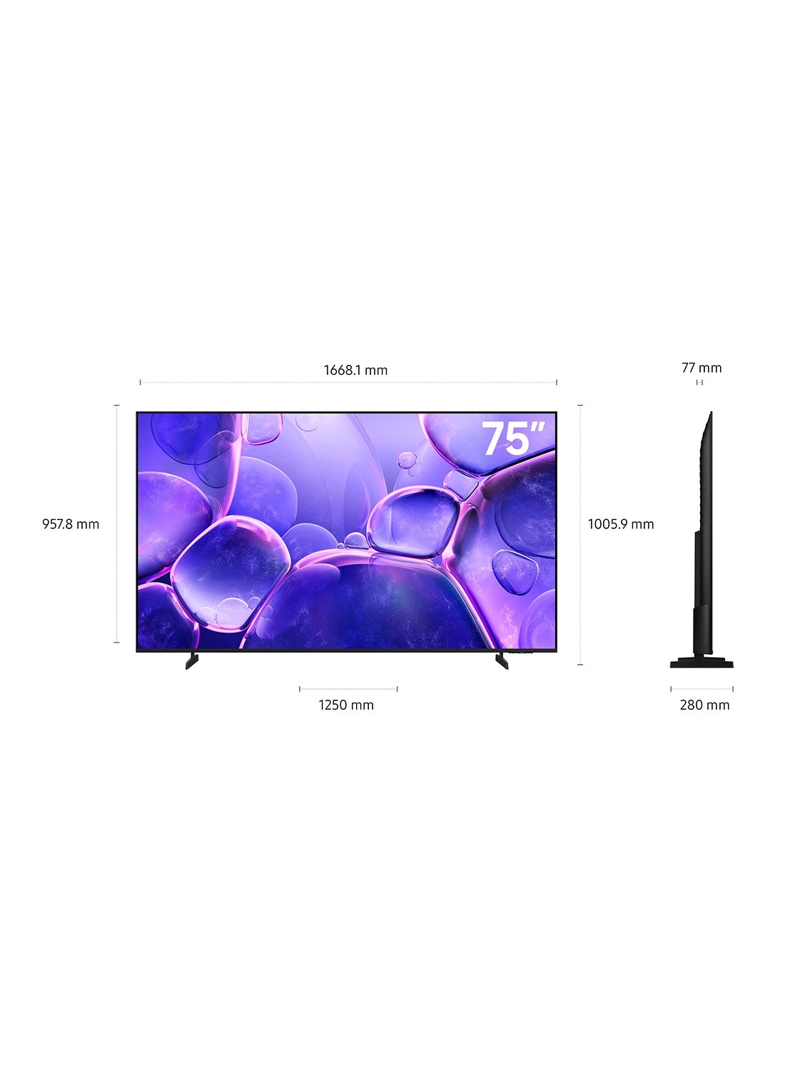 UA75U8000FUXZN - 75 Inch