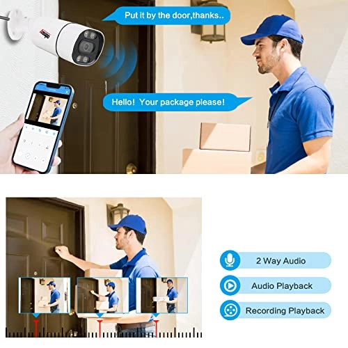 3MP HD WiFi Security Camera System - 8 8CH