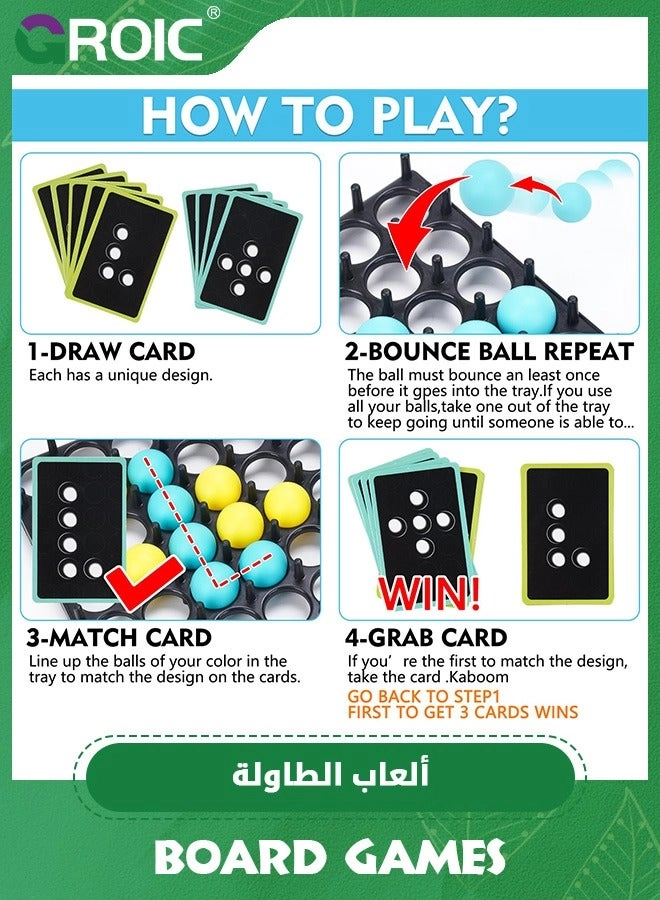 Bounce Ball Game - 8 blue 8 yellow balls