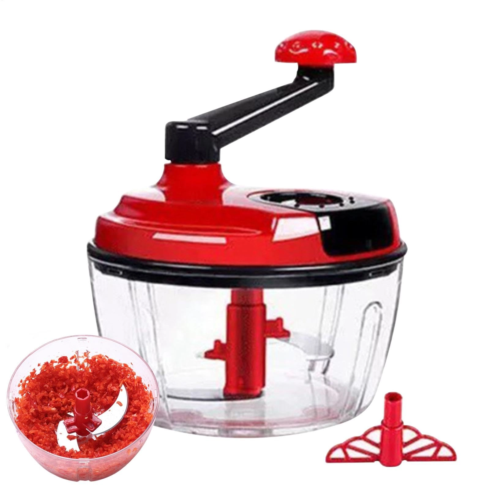 Manual Food Chopper - Gray ABS