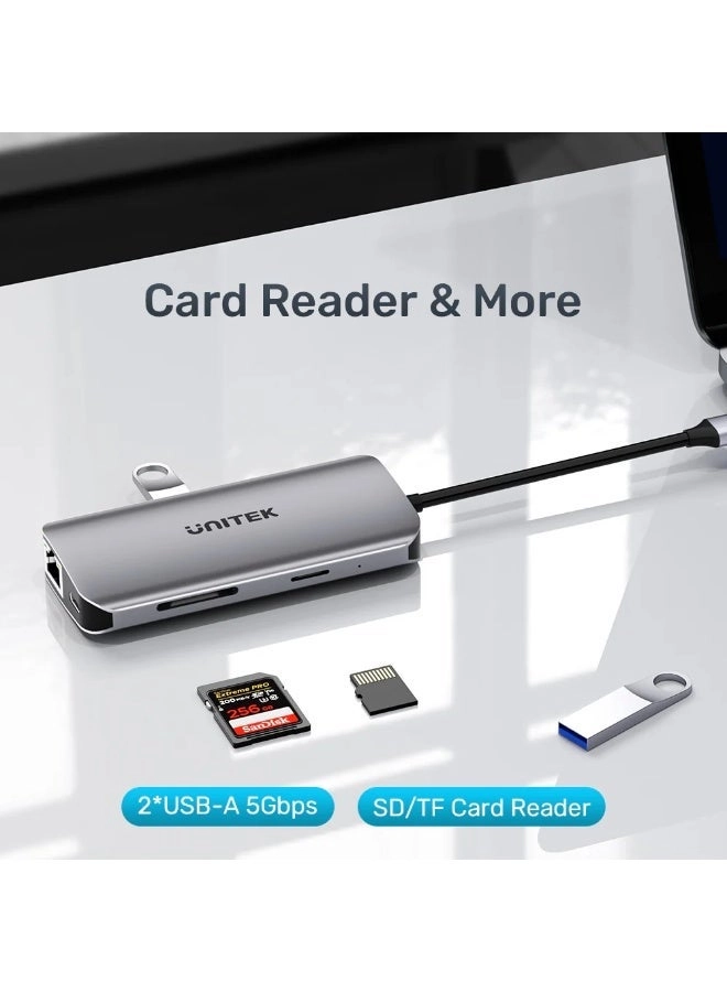 USB-C 8K Docking Station - 100W PD 2.5Gbps Ethernet