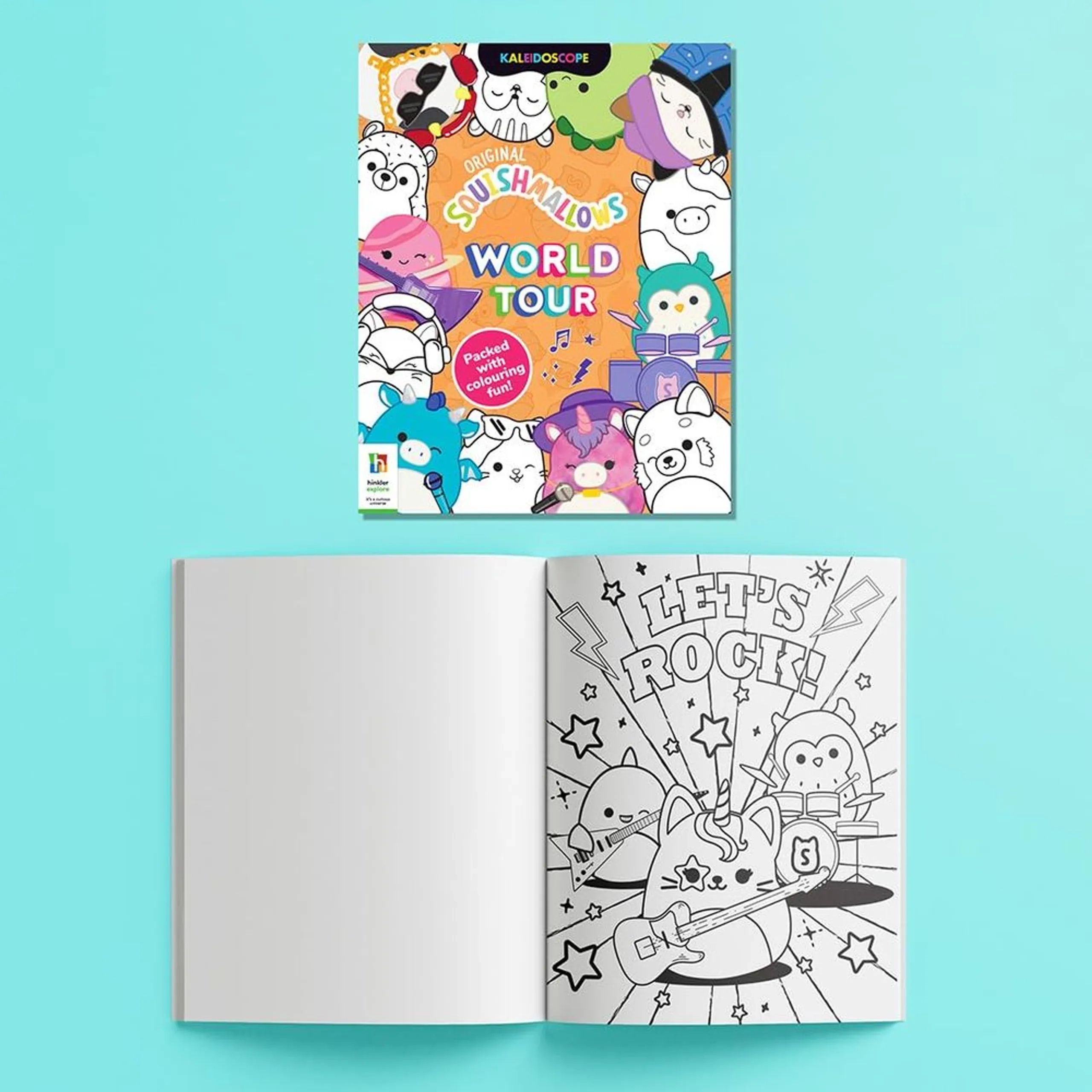 Kaleidoscope Squishmallows Creative Colouring Kit - Multicolor