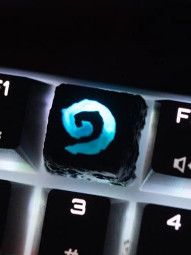 Hearthstone Keycap - QWERTY Wired