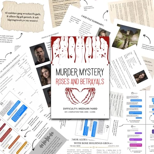 VEENSHI Roses and Betrayals: Murder Mystery Cold Case File
