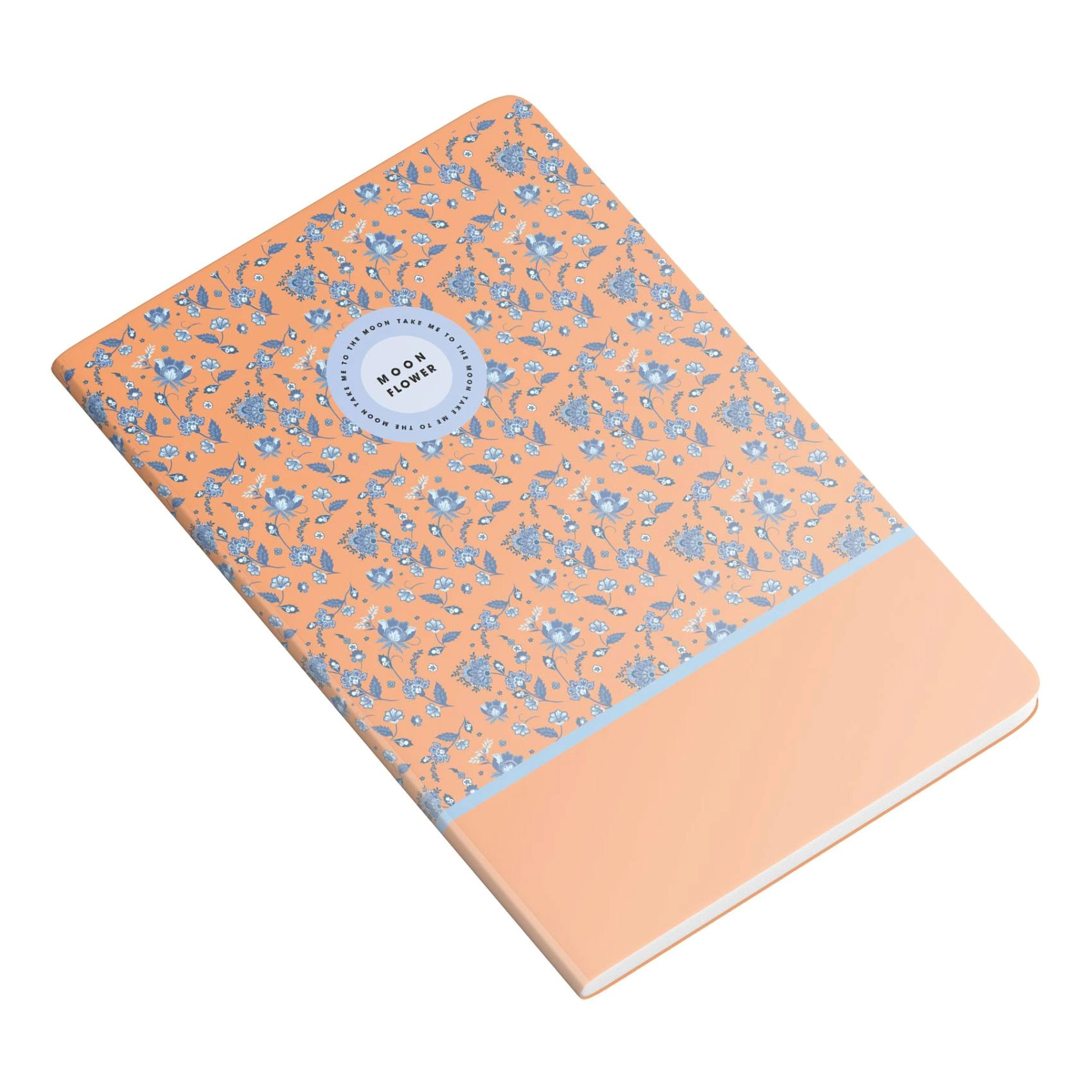 Ámbar Moon Flower Themed 22 Notebook