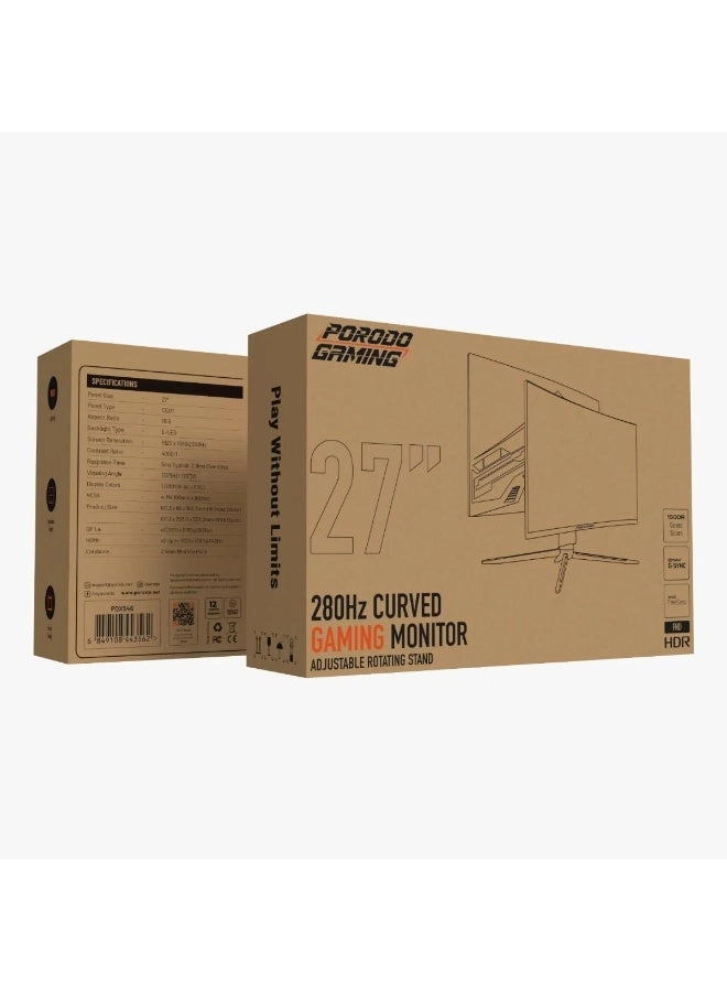 Curved Monitor - 27” 1920×1080