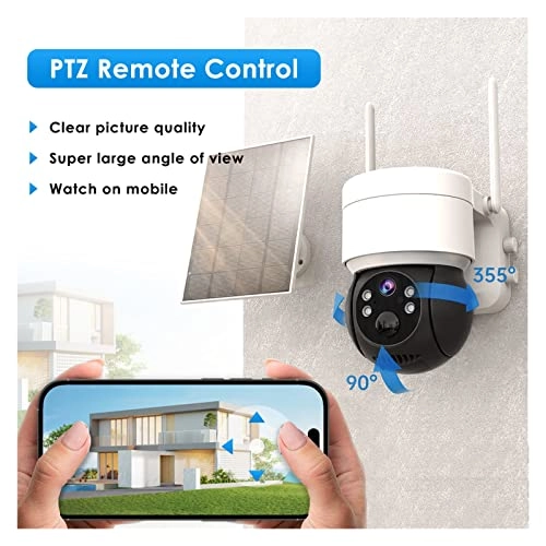 Outdoor Solar Security Camera 2K