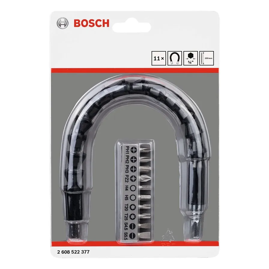 Bosch Screwdriver Bit Set - 11 piece(s) 180 millimeter