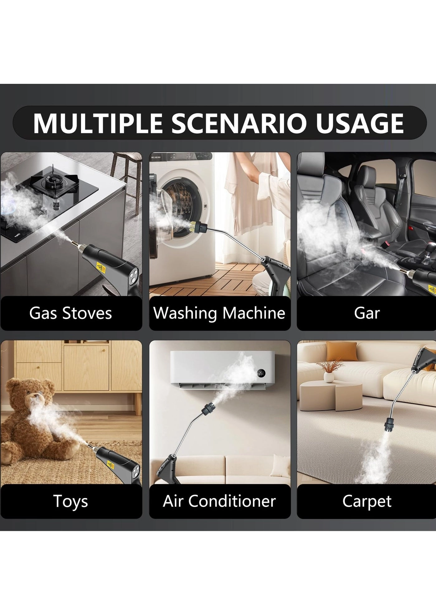 Steam Cleaner - 4.5 BAR 1500ml