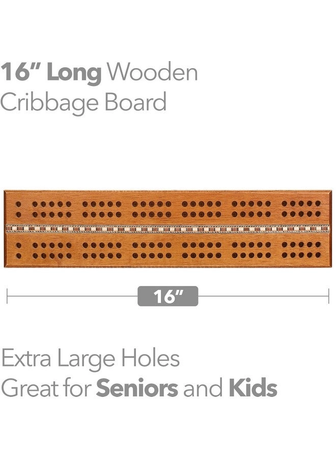 Cribbage Board - Double Track Italian Inlaid