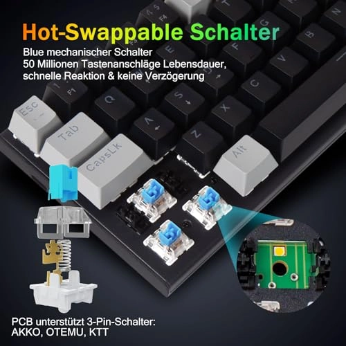 60% Mechanical Keyboard - US Wired