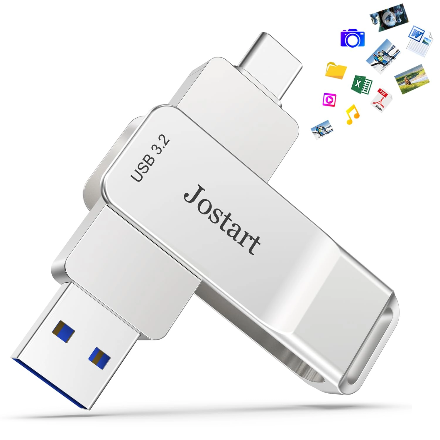 JOSTART USB C Flash Drive - USB 3.2 Gen 2 1TB