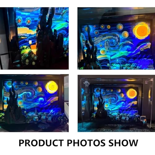 Light for LEGO 21333 Vincent-Gogh The Starry-Night - 3mm Acrylic