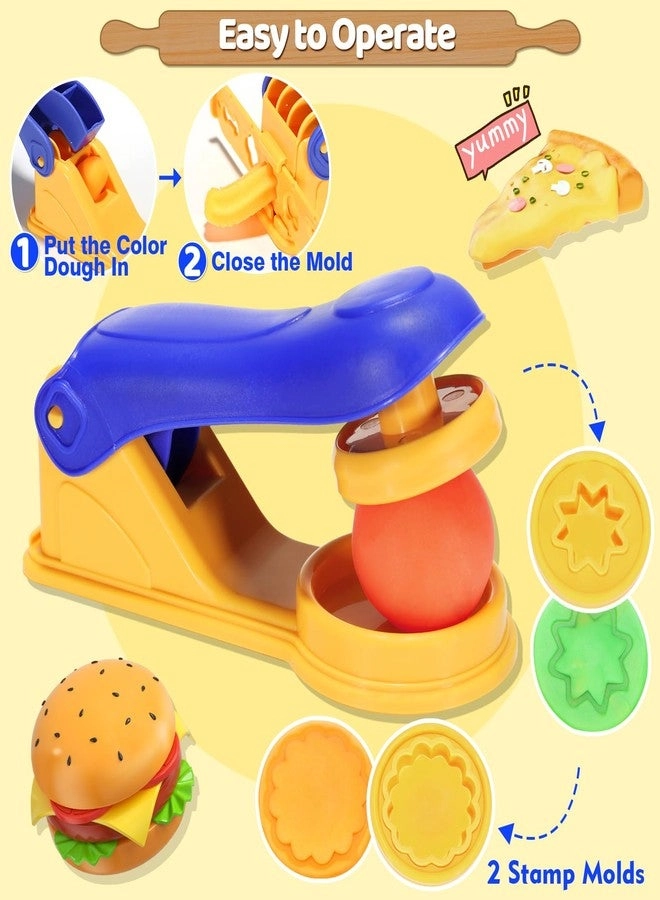 BBQ Pizza Color Dough Kitchen Creations Set - 3+ years