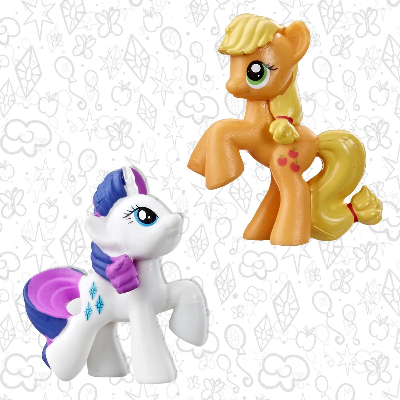 Rainbow Equestria Favorites - 3 Years 10 pcs