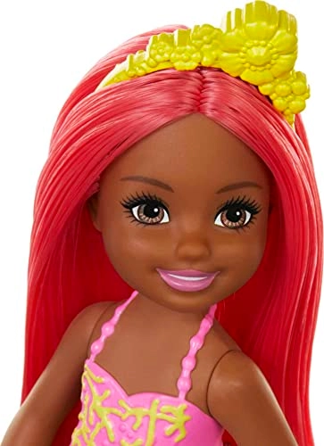 Barbie Dreamtopia Chelsea Mermaid Doll - 6.5-Inch Multicolor Ages 3+
