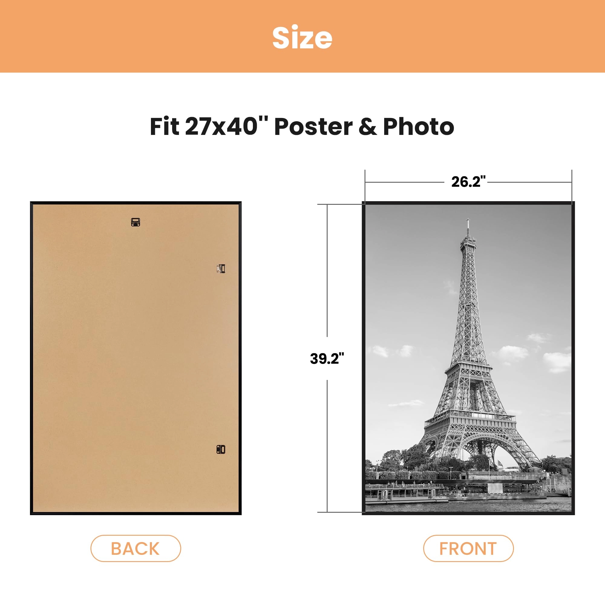 Poster Frame - 27x40 3 Count