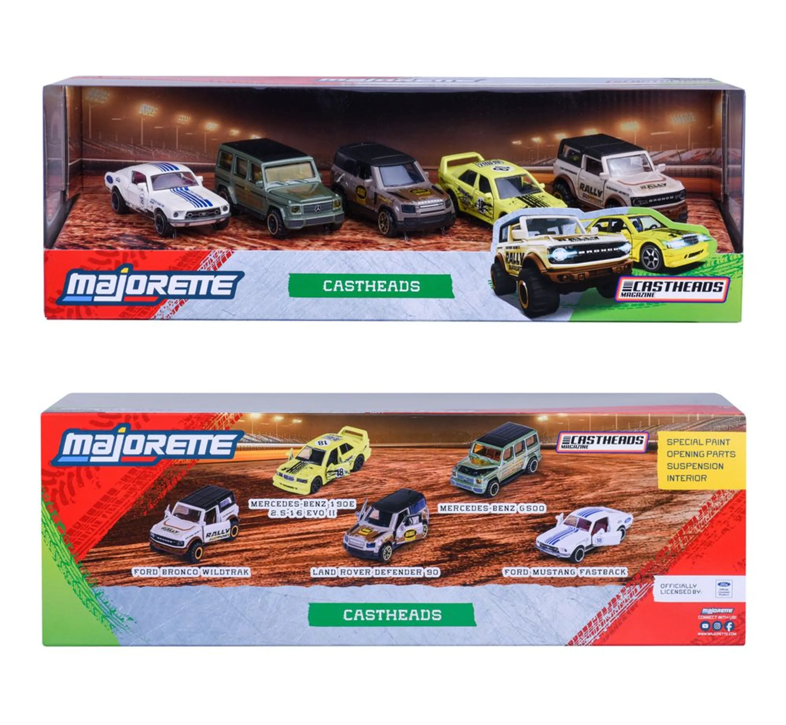 Castheads Truck Racer Series - 5pcs