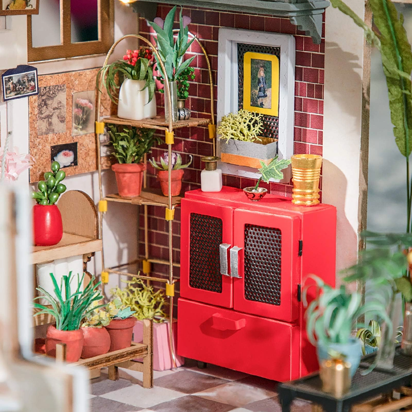 DIY Miniature Dollhouse Kit - Halloween/Christmas 1:20
