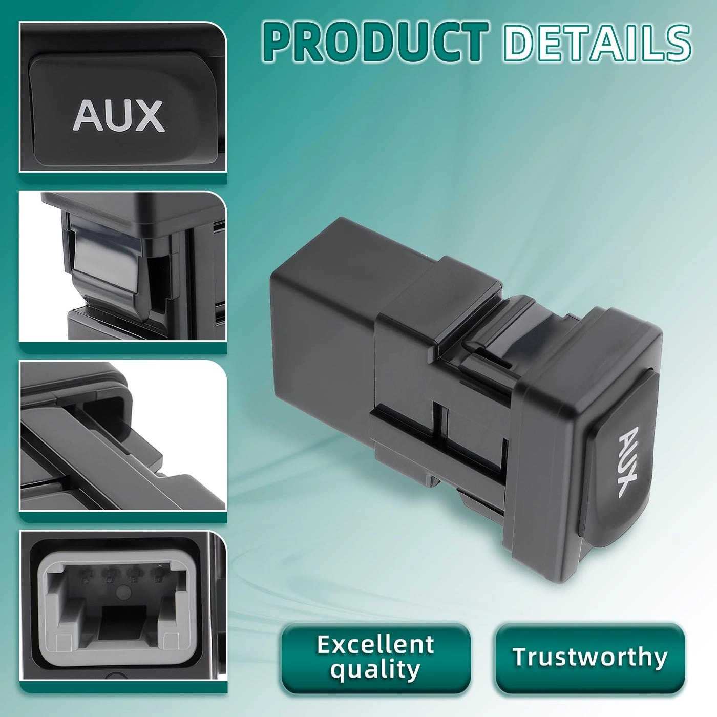 Auxiliary Stereo Jack Adapter - Lexus Toyota