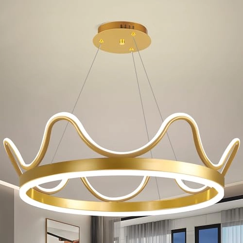 15046 Modern LED Chandelier - warm neutral white Dimmable