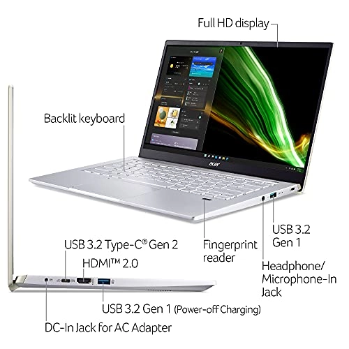 Swift X SFX14-41G-R0Q6 NX.AC2EM.002 - 14'' Ryzen 5 8GB DDR4 512GB SSD