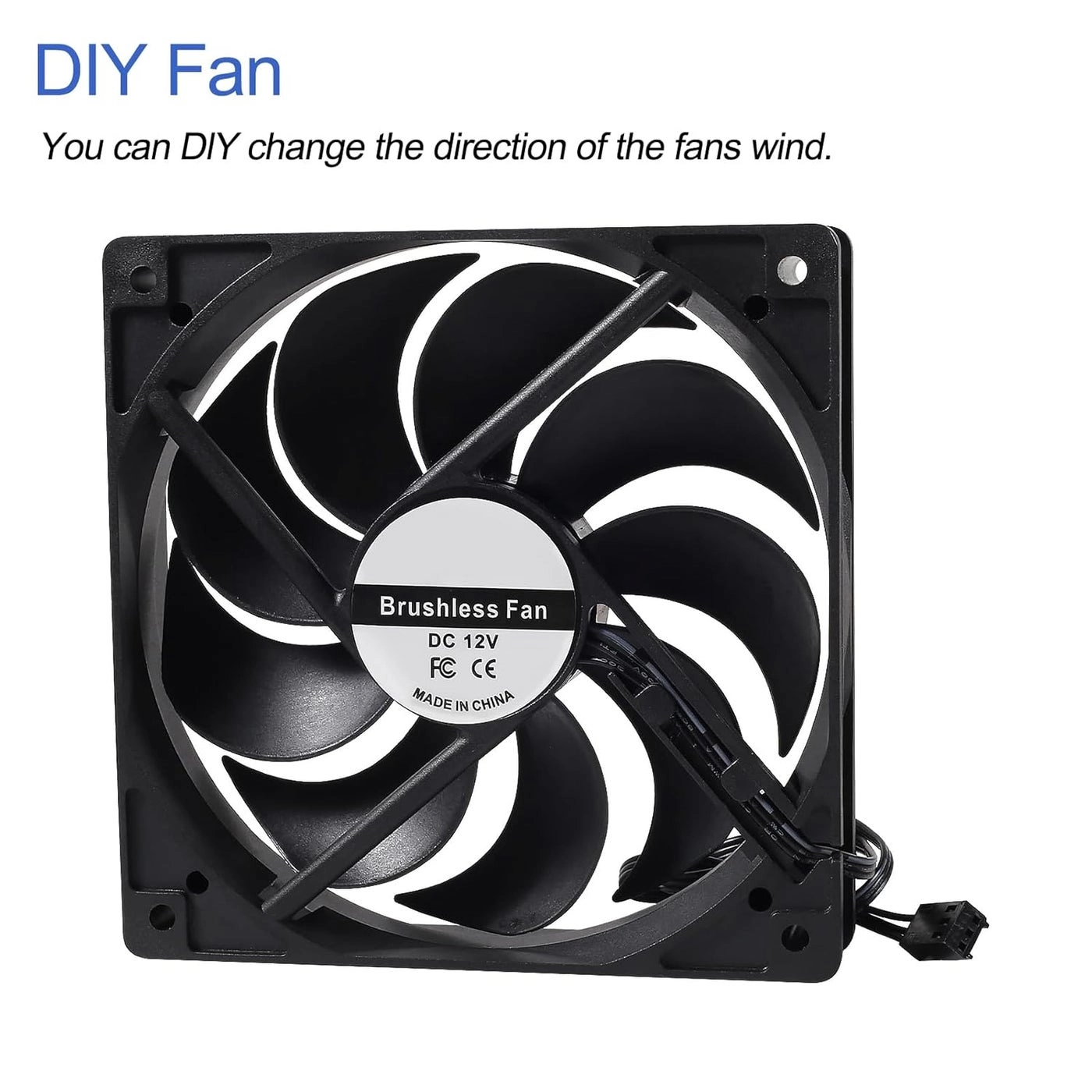 120mm Computer Case Fan - 4Pack