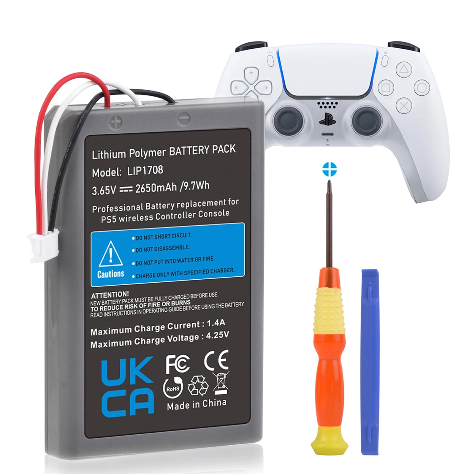 Allytec Electronics Co.,Ltd PS5 Controller Battery - Wireless Sony Playstation 5 PS5