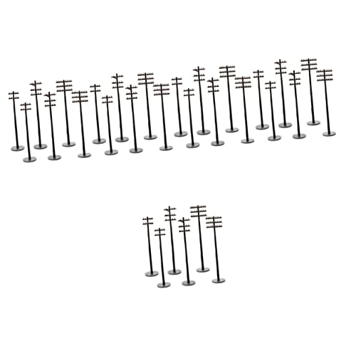 Miniature Telegraph Pole - 30 pcs 1：87